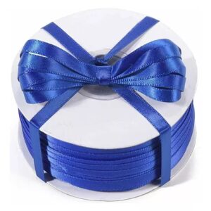CINTA SATIN TELA 0.7 X 5MT AZUL REY