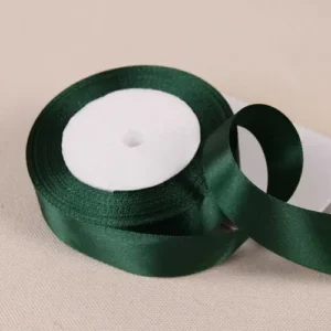CINTA SATIN TELA 0.7 X 5MT VERDE OSCURO
