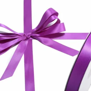 CINTA SATIN TELA 0.7 X 5MT MORADO