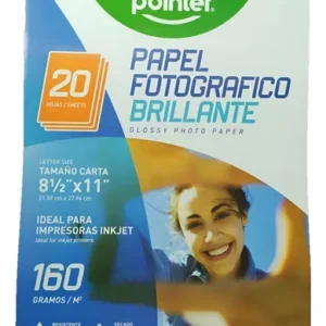 PAPEL FOTOGRAFICO CARTA X4 UND DE 160 GR BRILLANTE